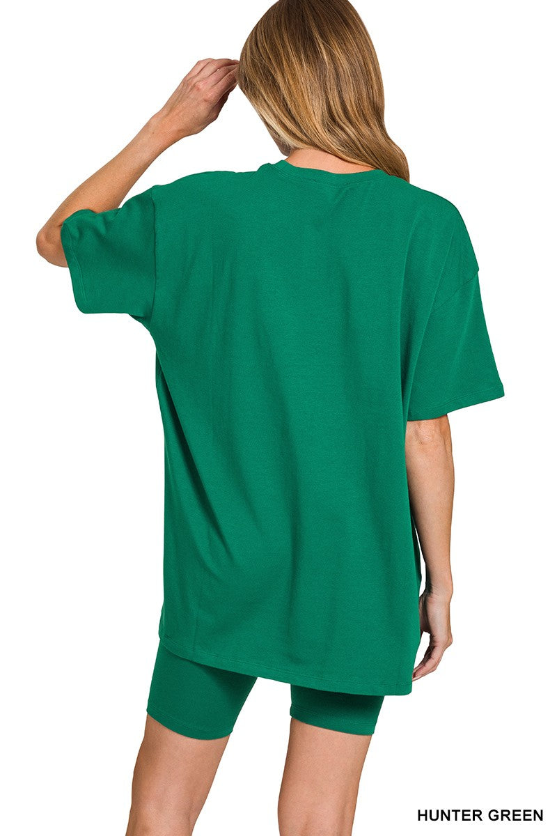 T Shirt and Bike Short Set