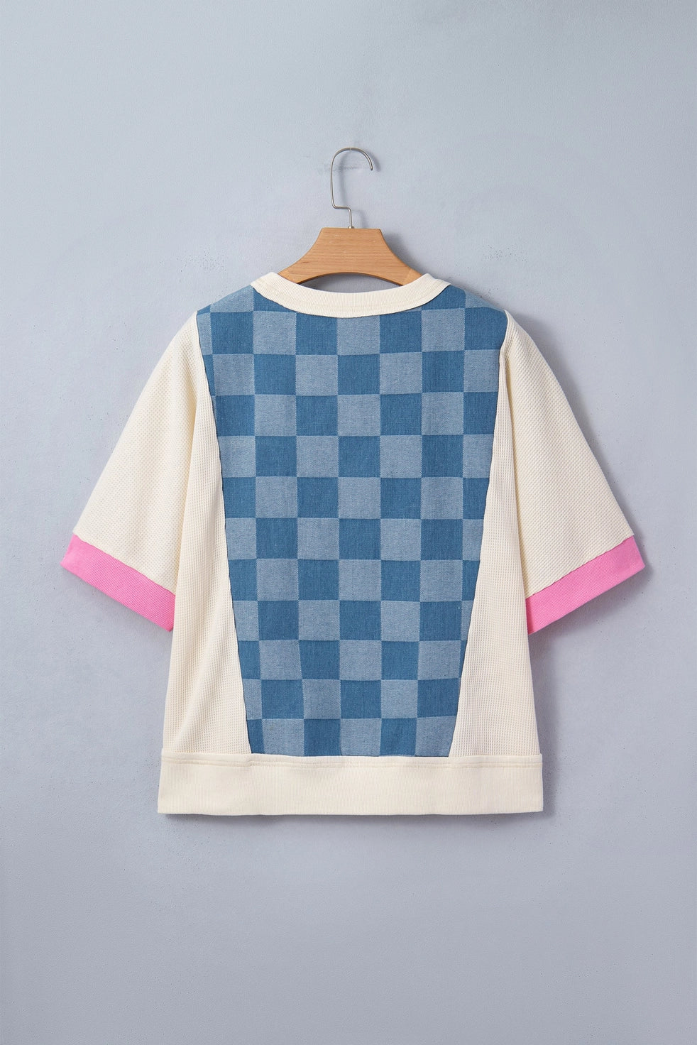 Blue Checkered Top