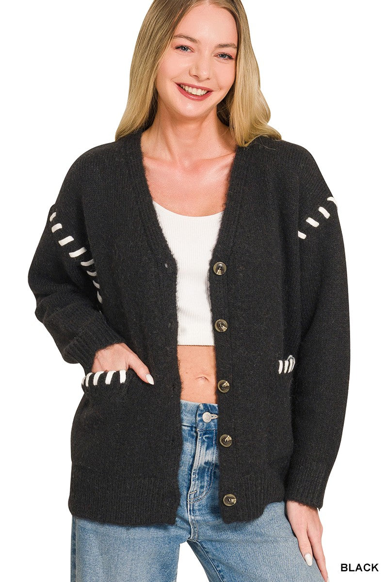 Stitch Detail Cardigan