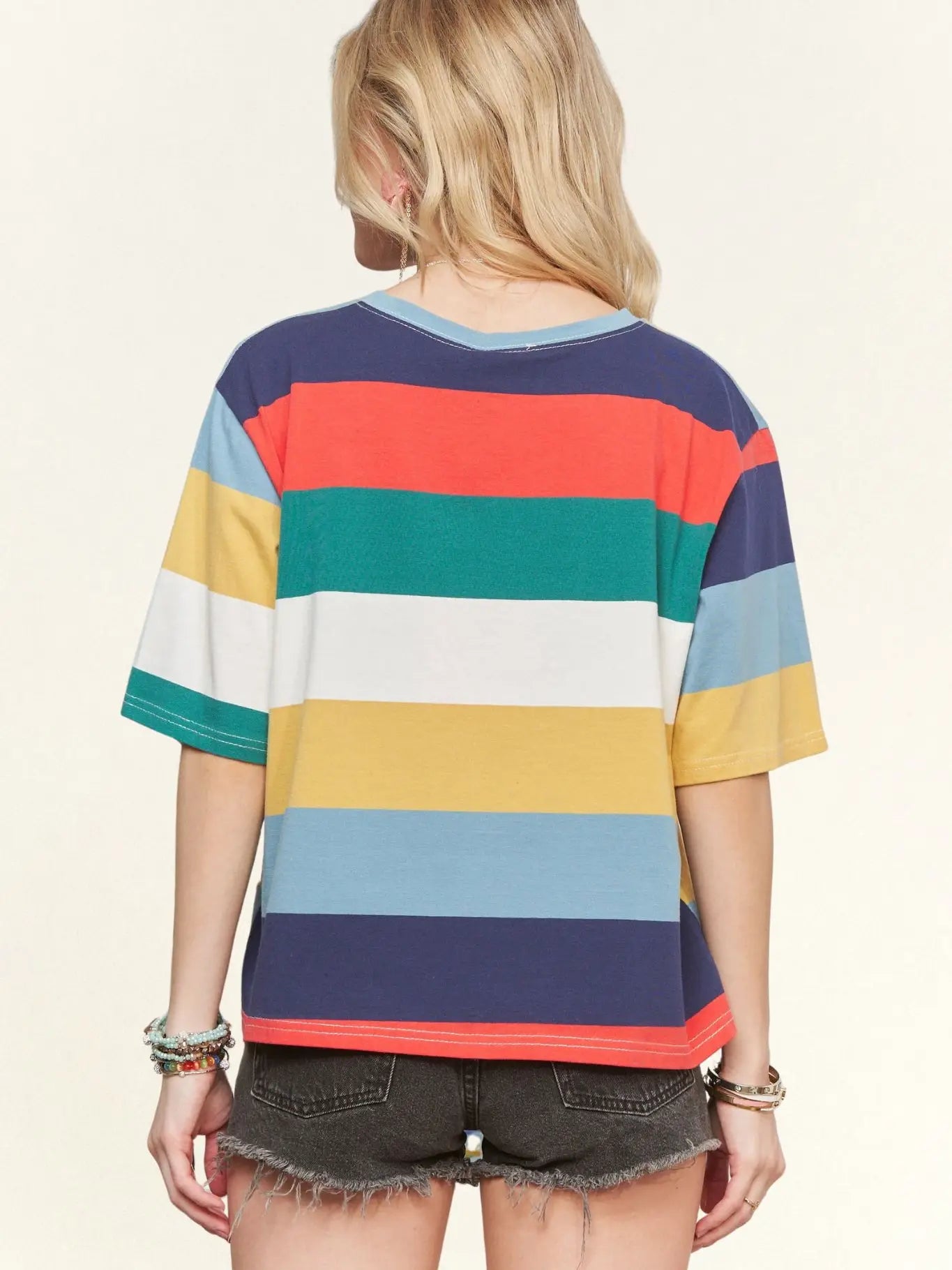 Color Stripe Tee