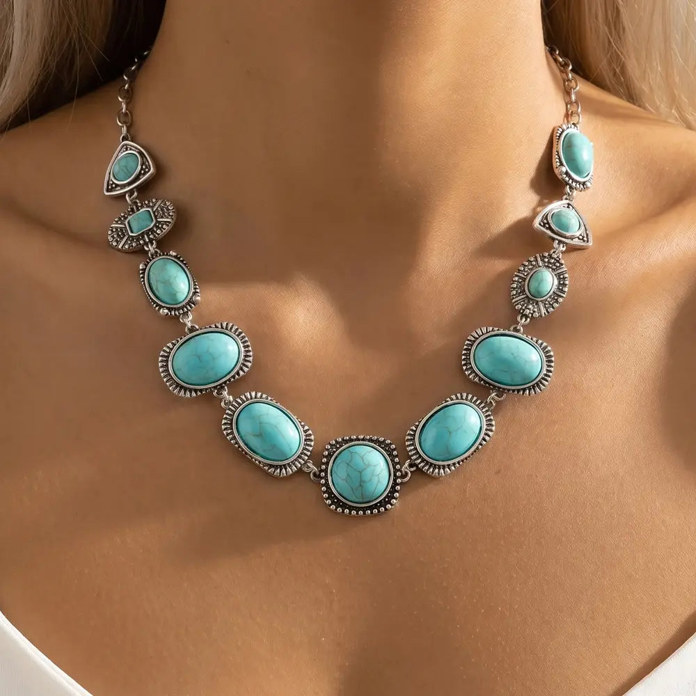 Turquoise Western Necklace