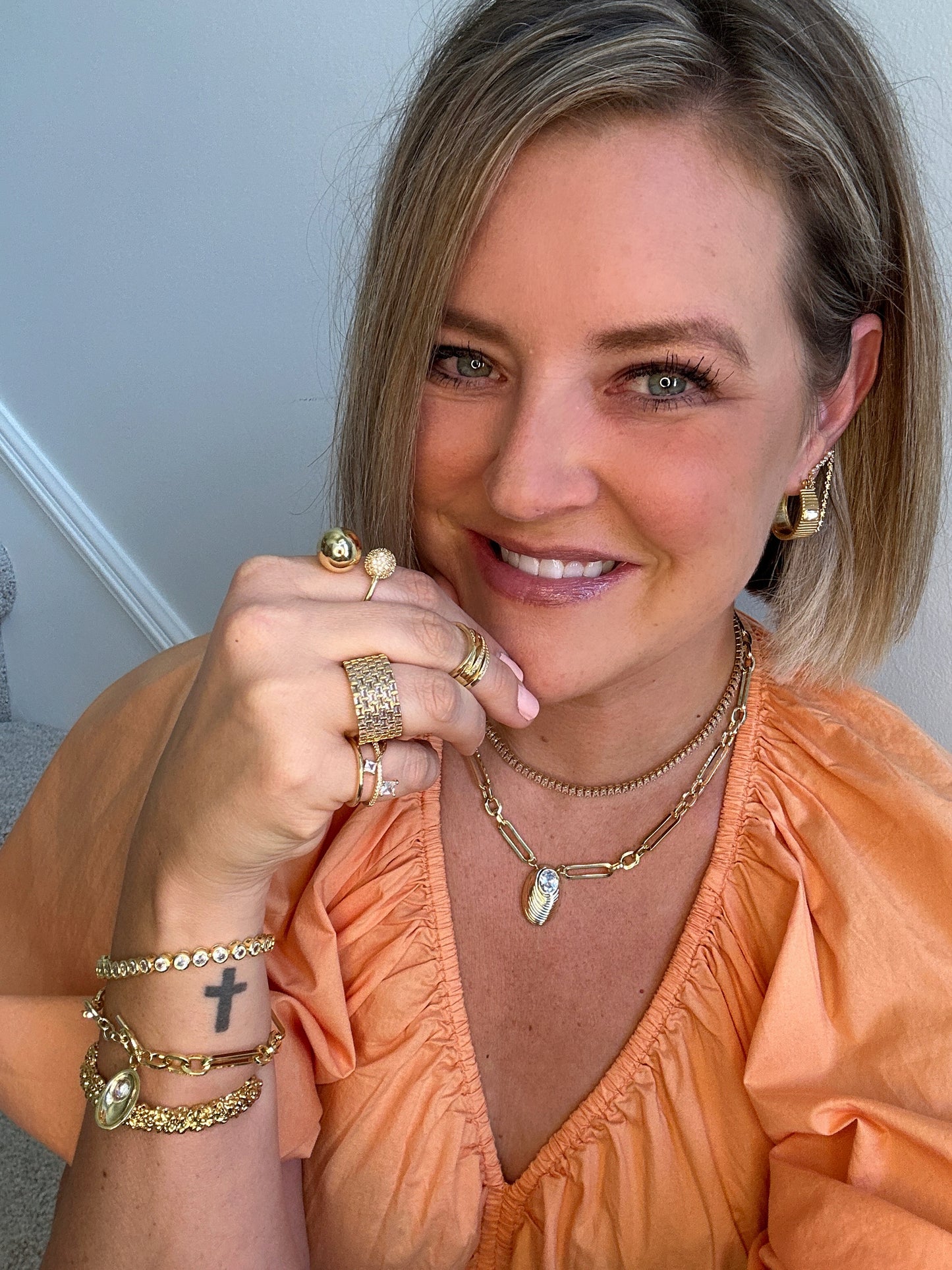 Diamond Shell Necklace