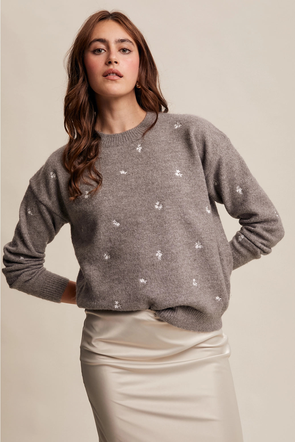 Flower Dot Sweater