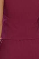 burgundy jumpsuit
