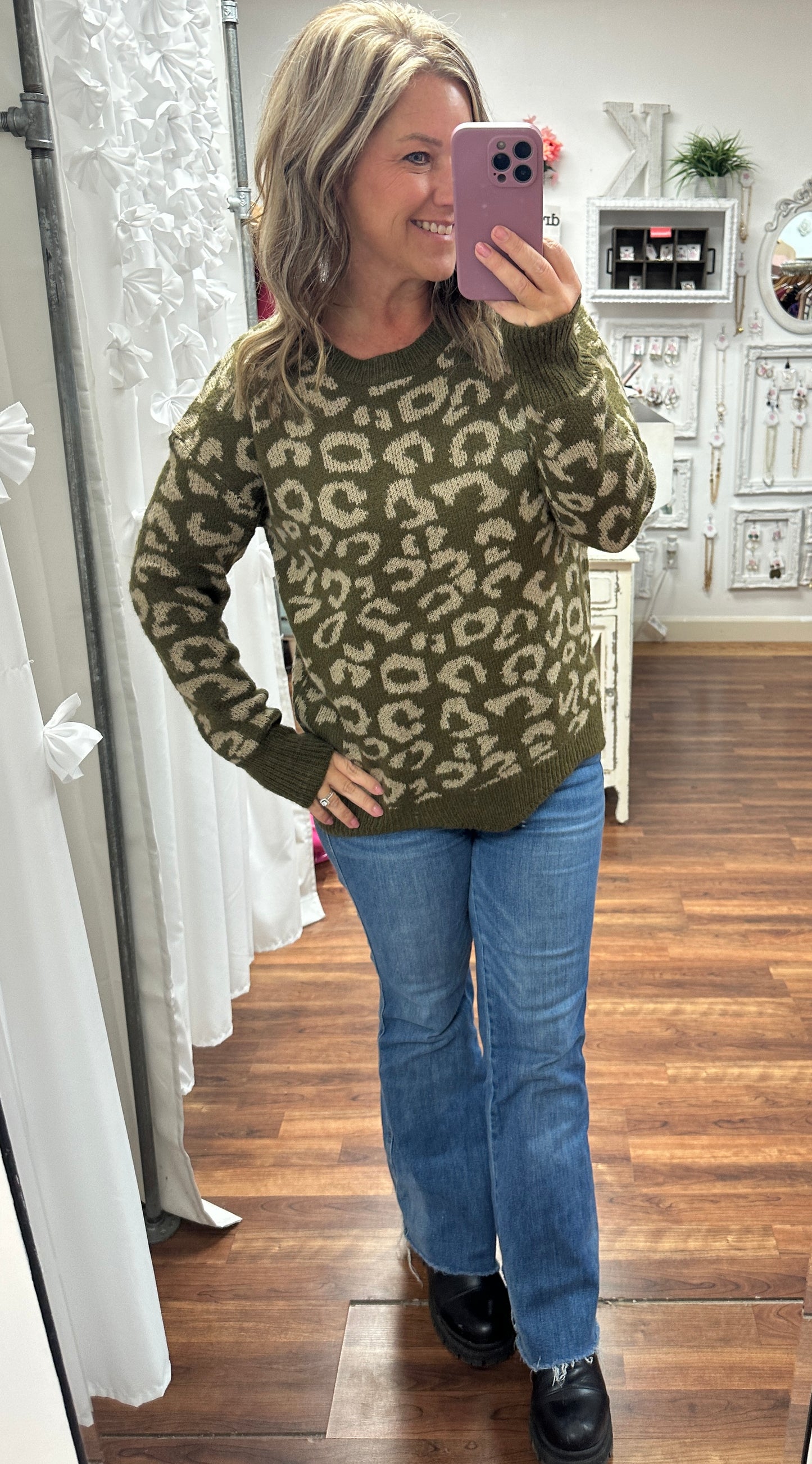 Wild Olive Knit Sweater