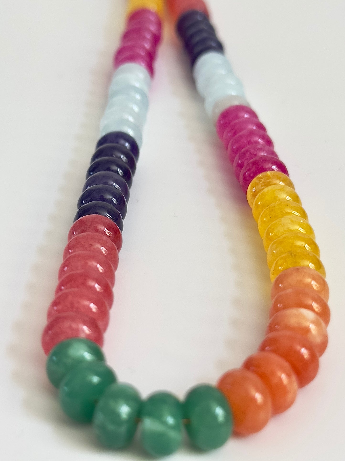 Rainbow Beaded Necklace