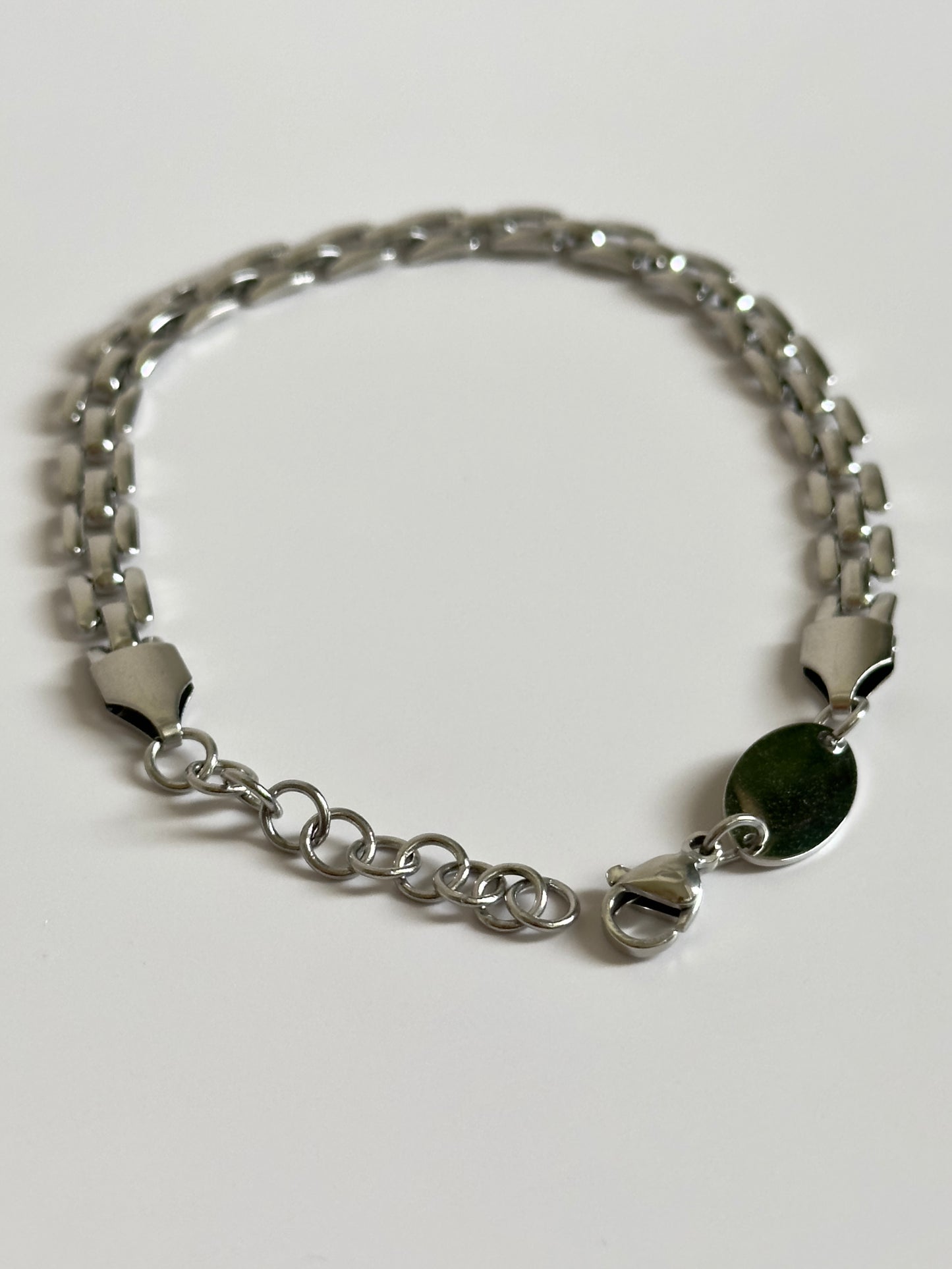 Silver Squared Bracelet