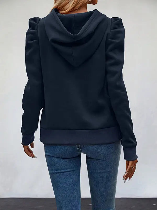 Puff Sleeve Hoodie