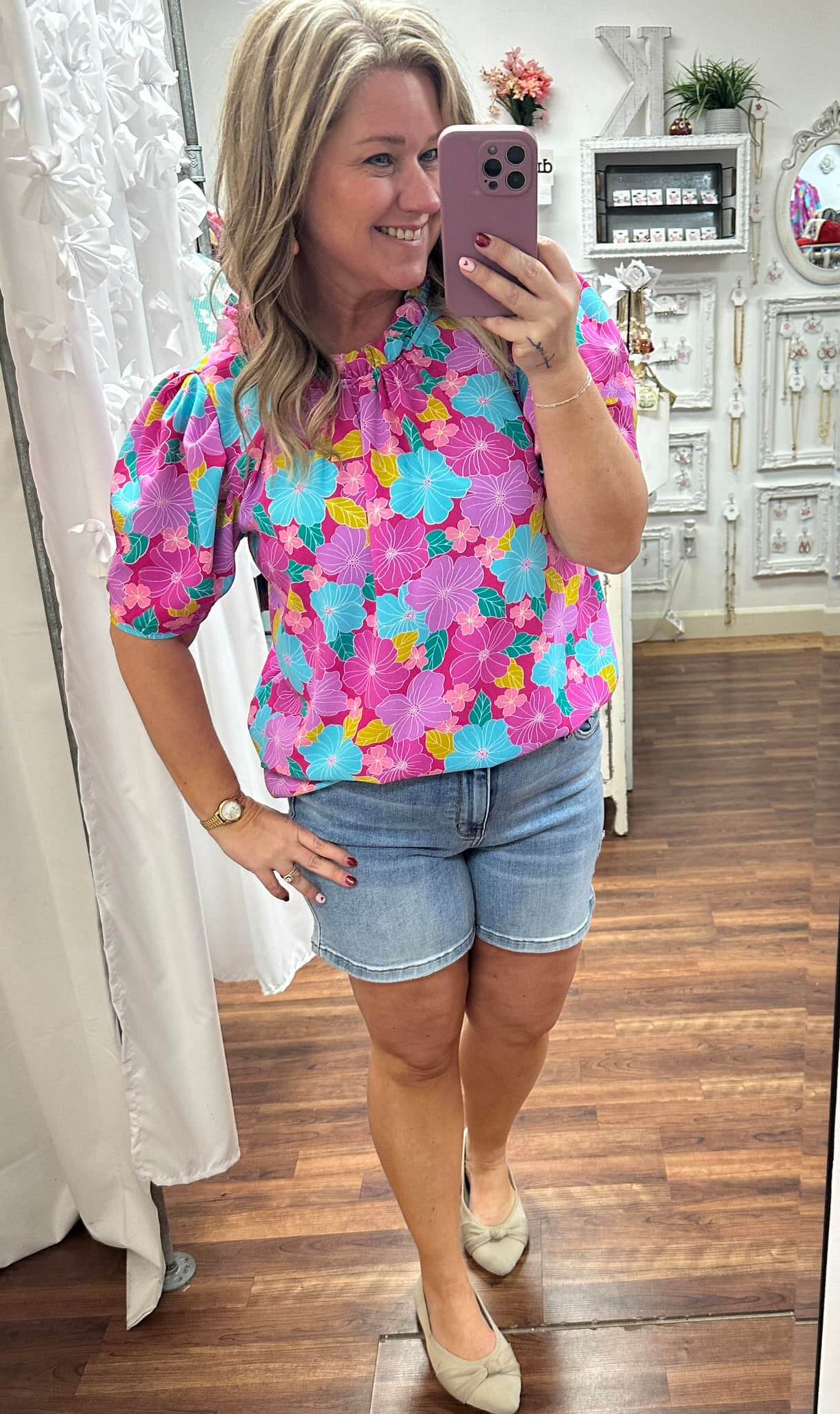 Floral Fancy Top (FINAL SALE ITEM)