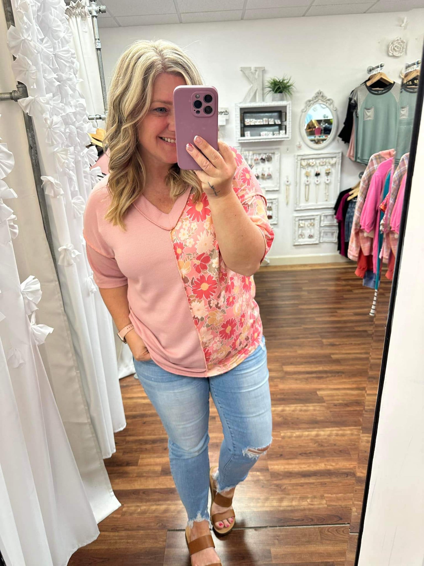 Floral Fancy Top (FINAL SALE ITEM)