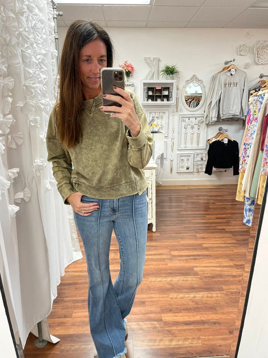 Rustic Edge French Terry Pullover