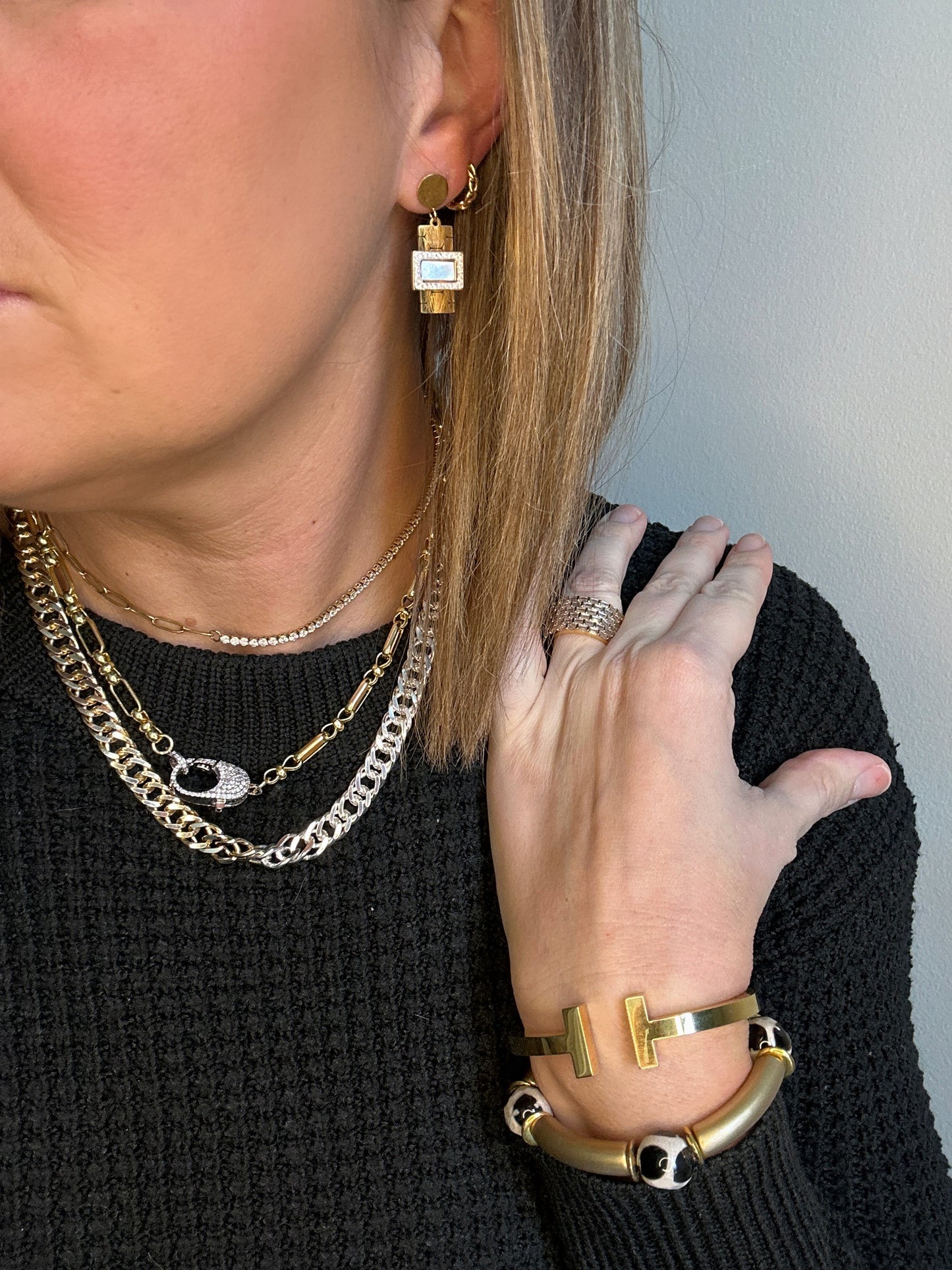 Two Tone Chain Necklace