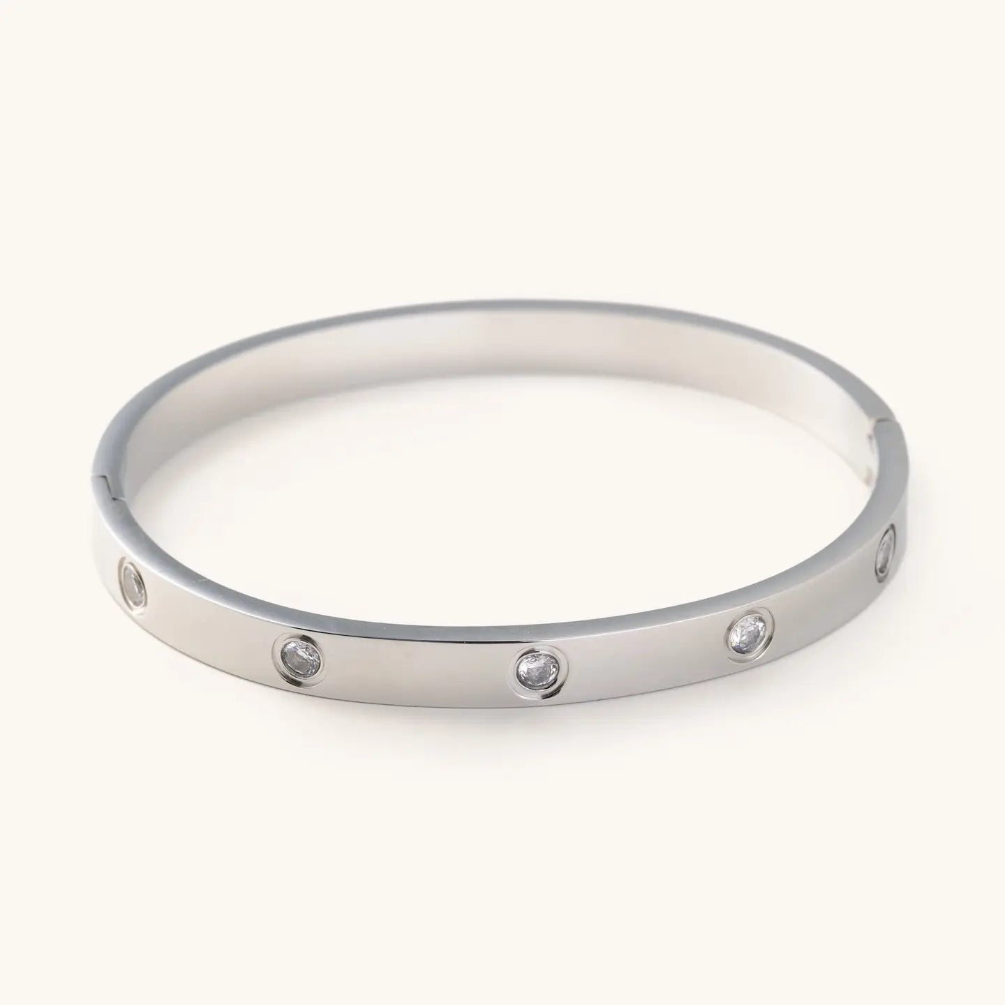 Silver CZ Cuff