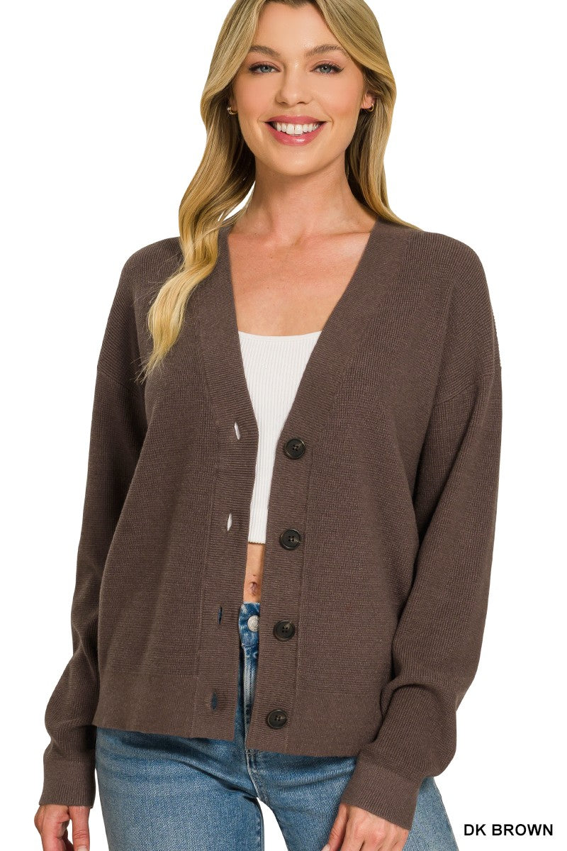 Dark Brown Cardigan