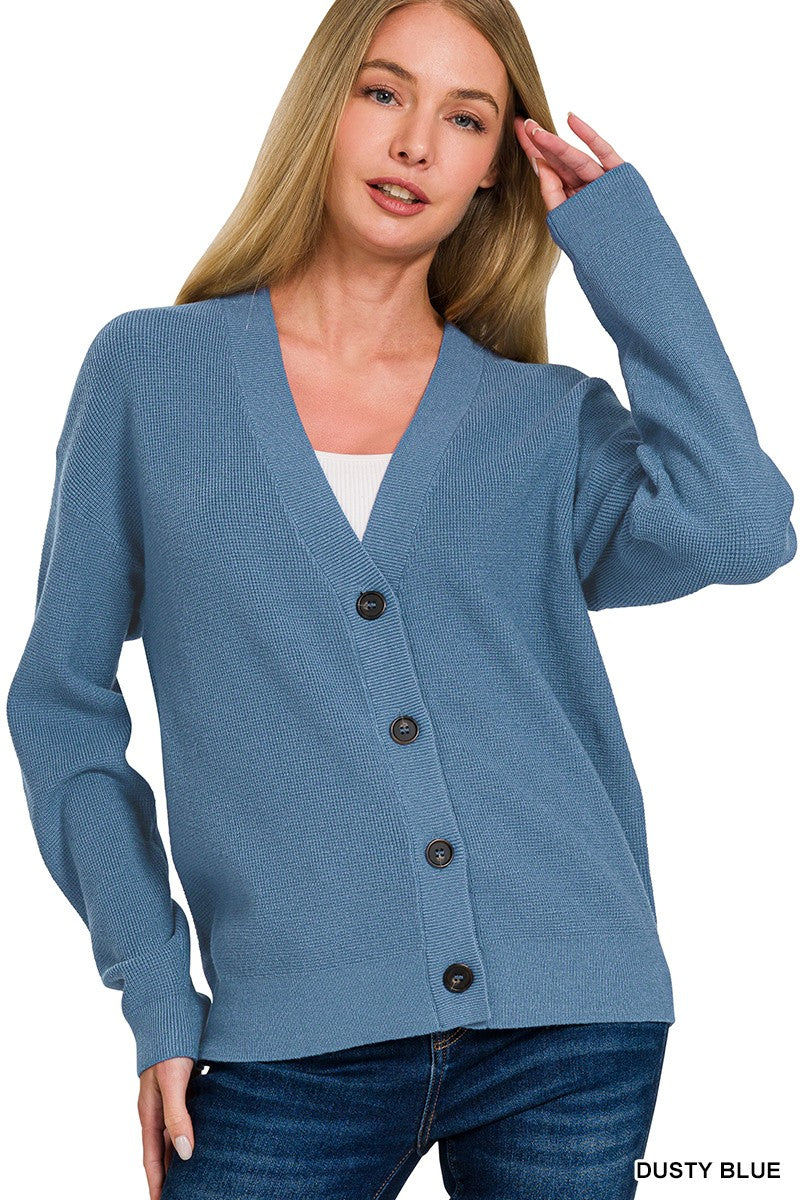 Dusty Blue Cardigan