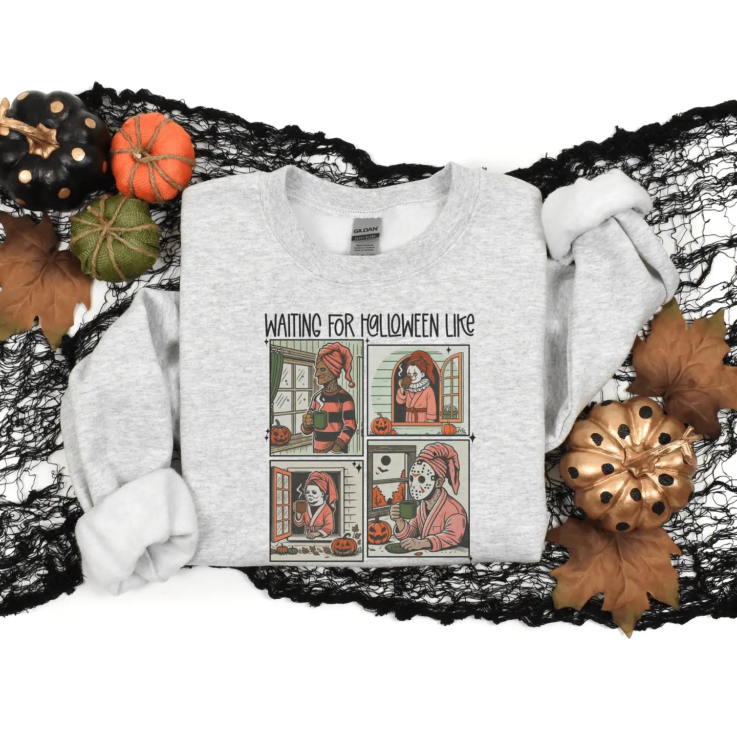 Waiting For Halloween Sweatshirt