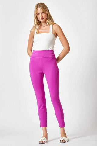 Magic Skinny Pants in Magenta (FINAL SALE ITEM)