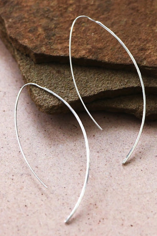 Elegant Silver Threader Earrings