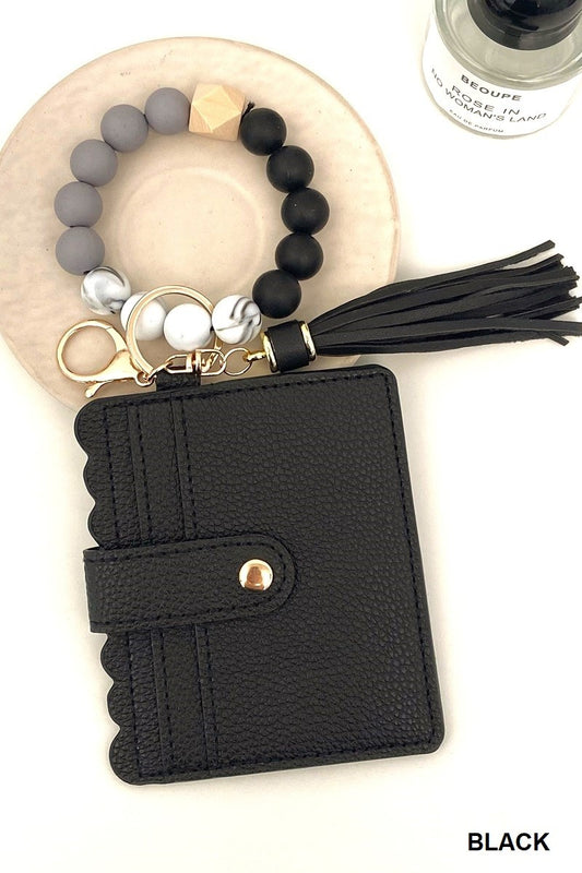 Black Keychain Wallet