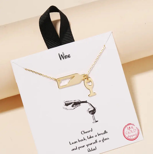 Wine Charm Necklace