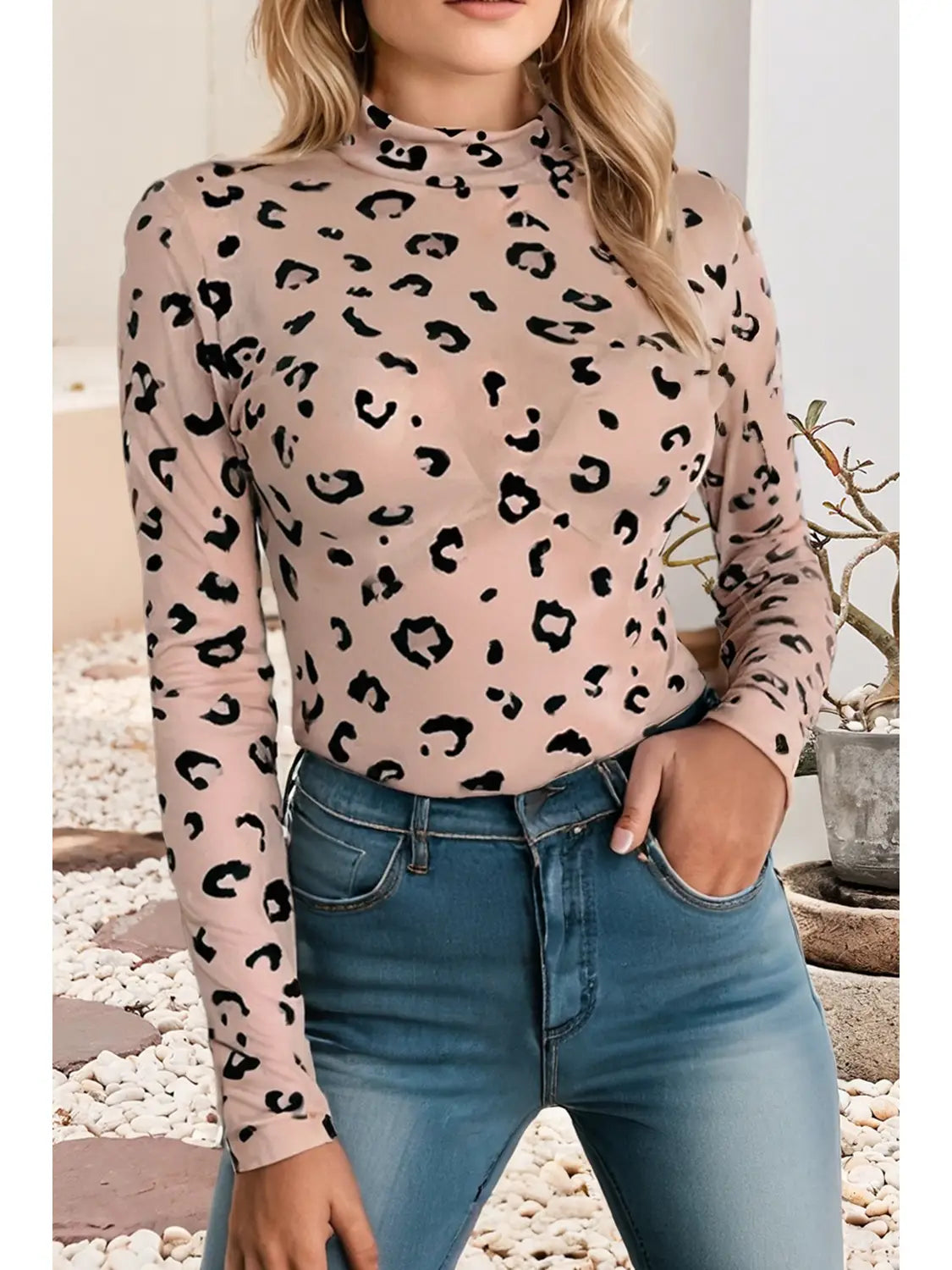 Leopard Mesh Bodysuit