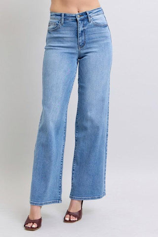 Maggie High Waist Wide Leg Judy Blue Jeans