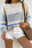 Hollow Out Puff Sleeve Sweater