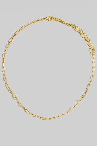 Gold Choker Chain Necklace