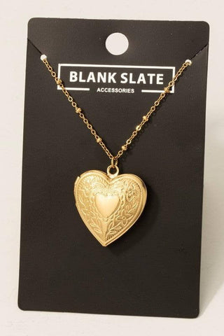 Heart Locket Necklace