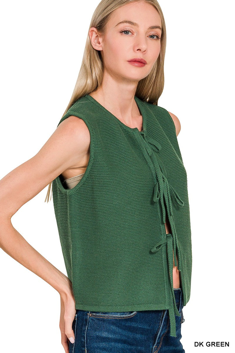 Green Tie Vest
