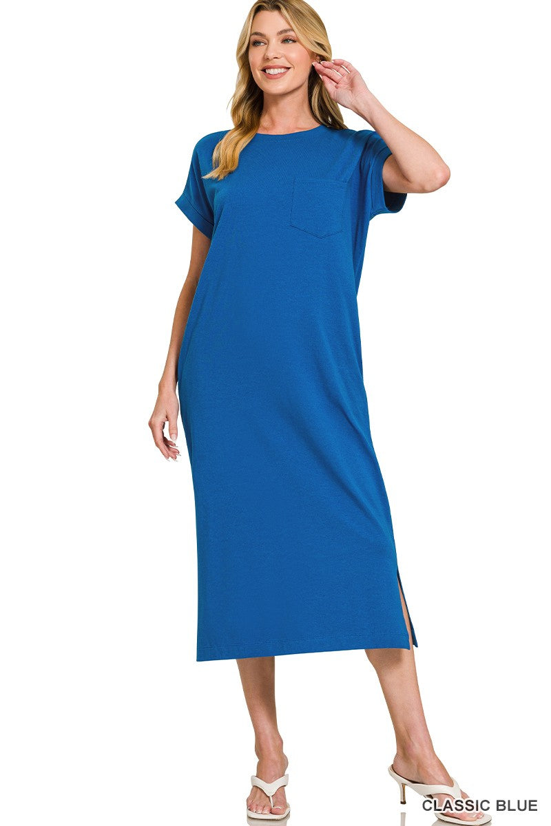 Blue Midi Dress