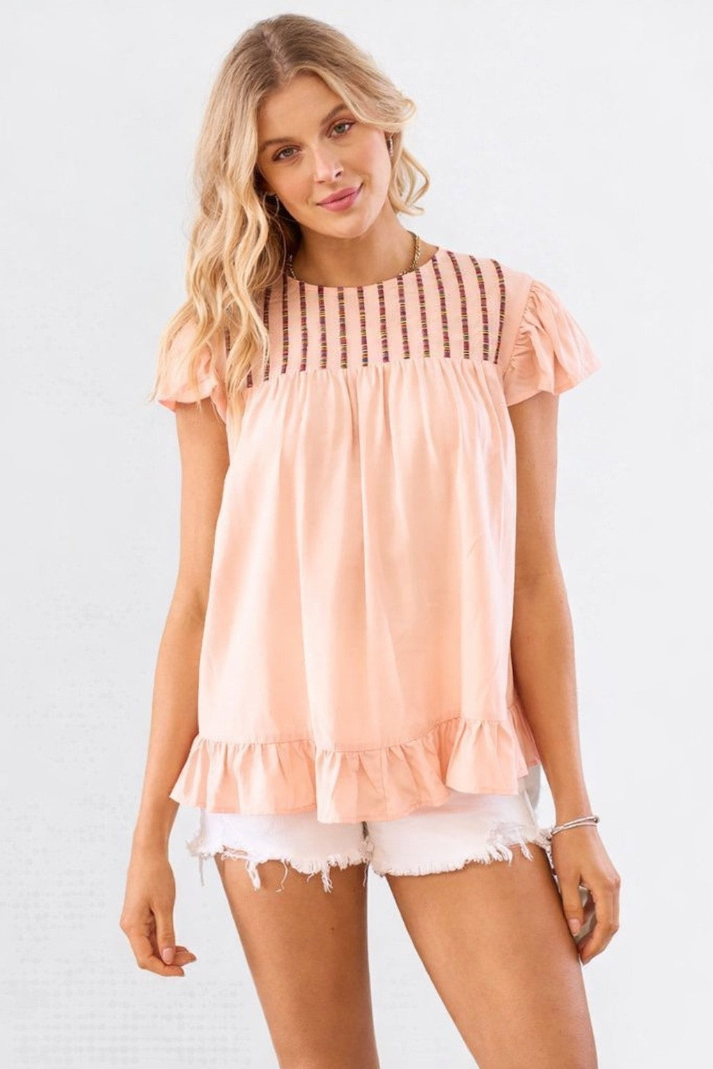 Blush Babydoll Top