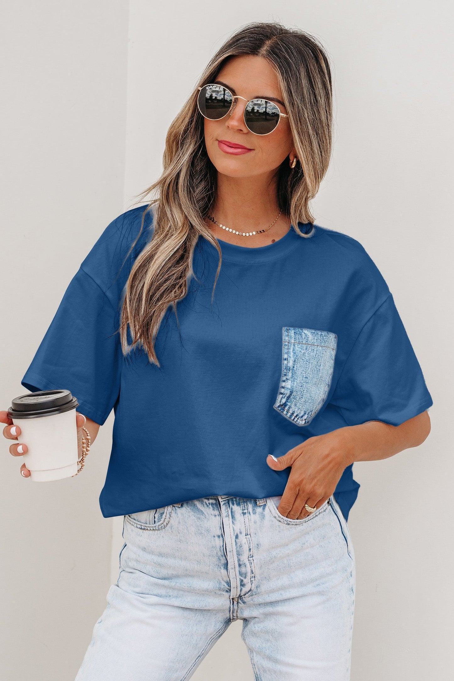 Denim Pocket Tee