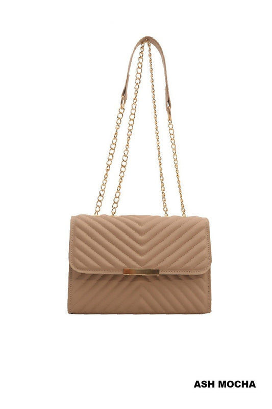 Mocha Quilted Purse