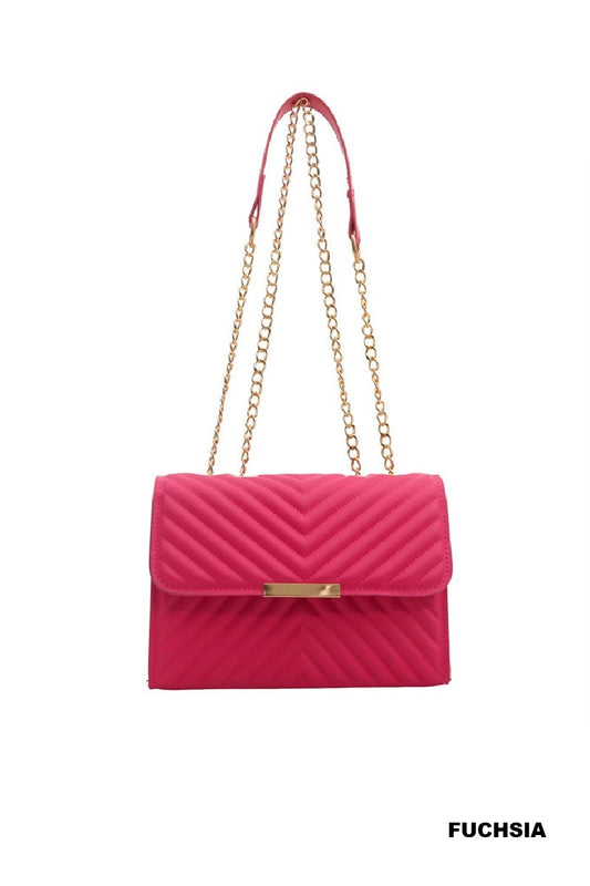 Fuchsia Quilted Purse