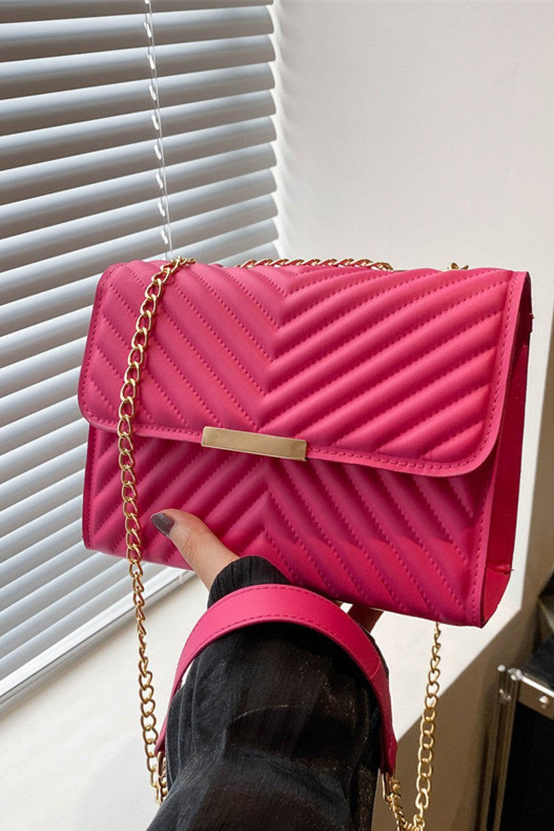 Fuchsia Quilted Purse