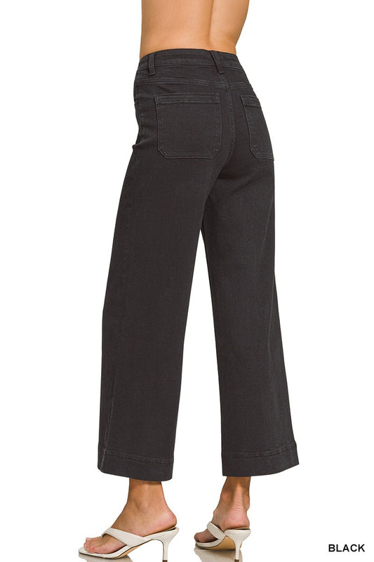 Black Wide Leg Jeans