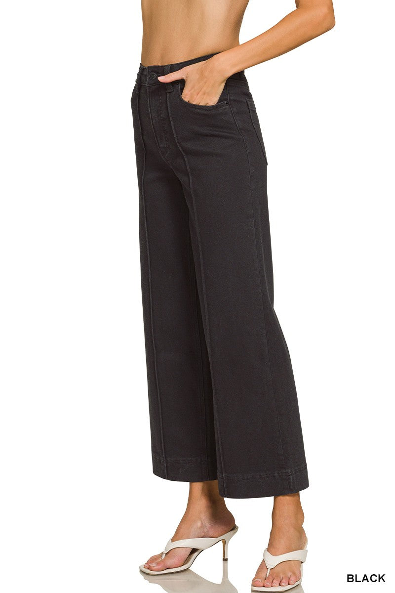 Black Wide Leg Jeans