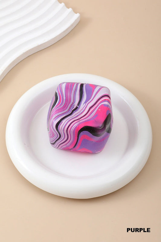 Purple Cube Squishy