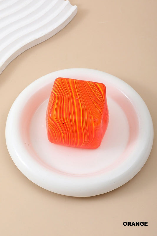 Orange Cube Squishy