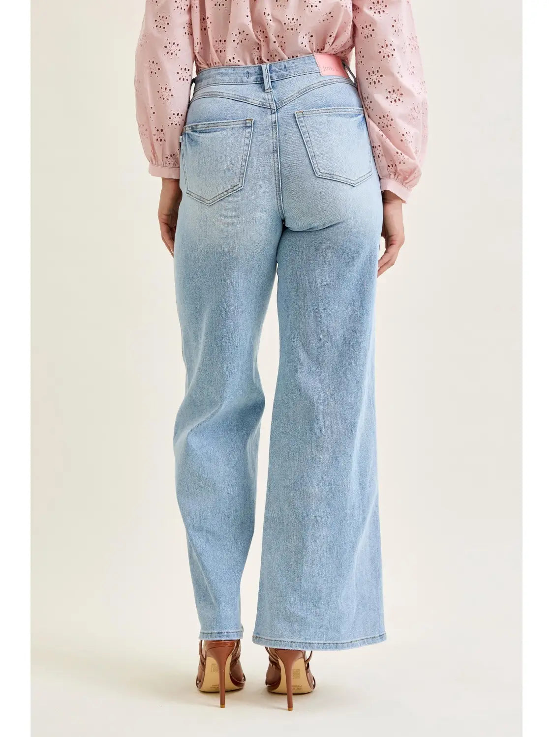 Judy Blue High-Waisted Retro Wide-Leg Jeans