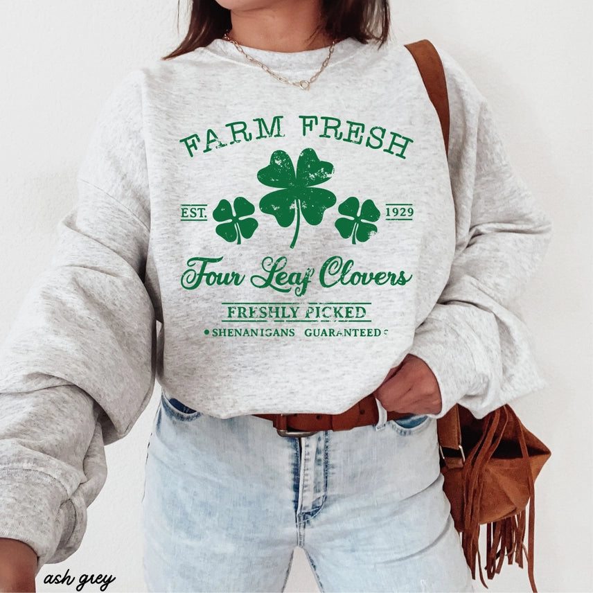 Farm Fresh Shamrock Sweatshirt