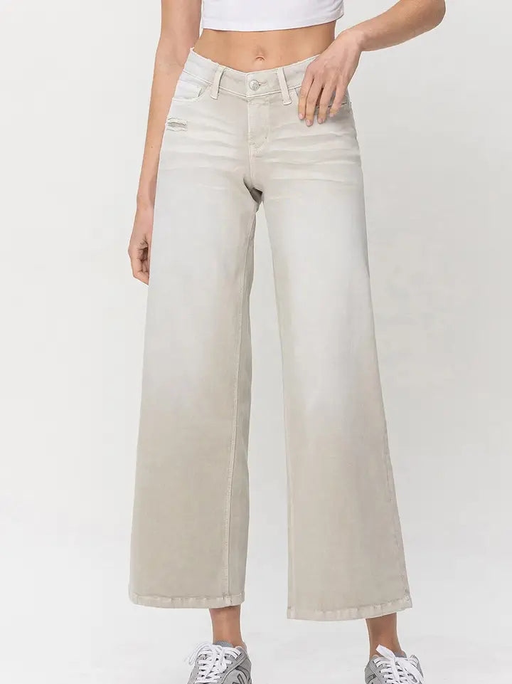 Vervet Low Rise Sage Green Jeans