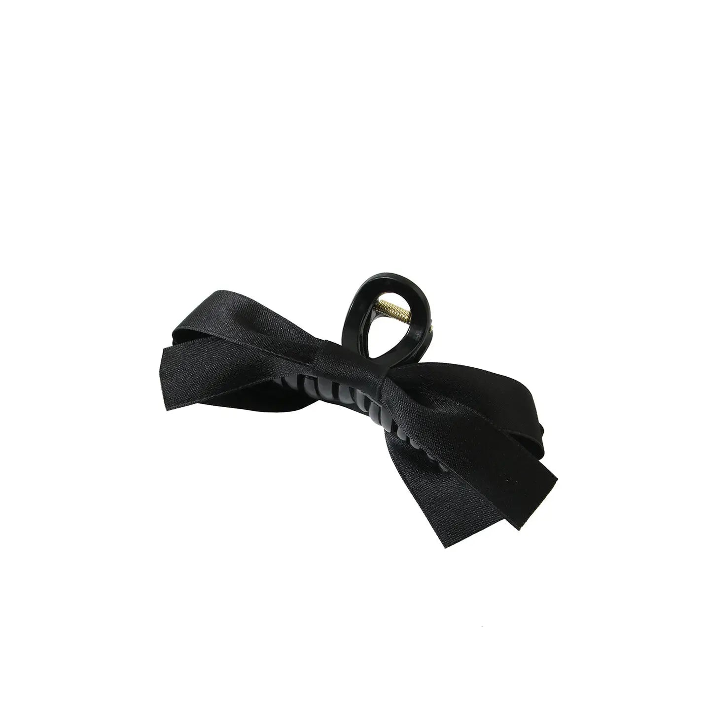Black Bow Hair Clip