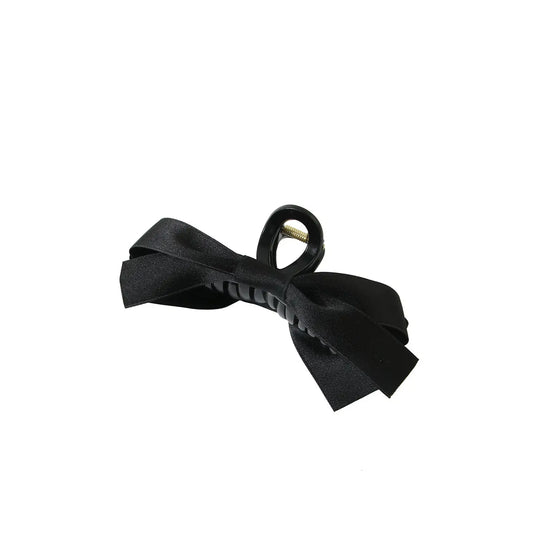 Black Bow Hair Clip