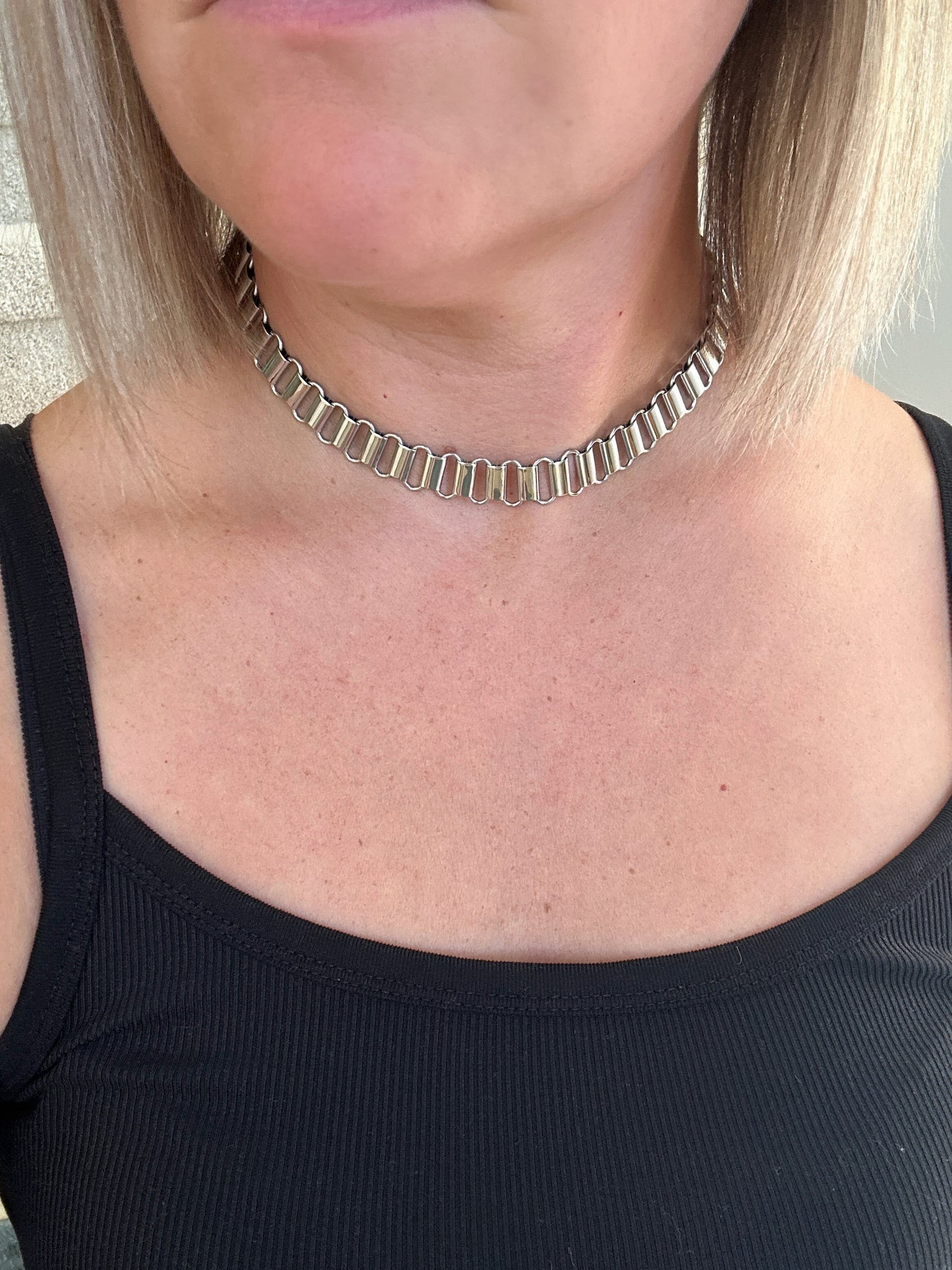 Silver Link Choker