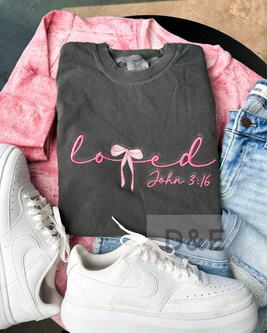 Loved John 3:16 Tee (FINAL SALE ITEM)