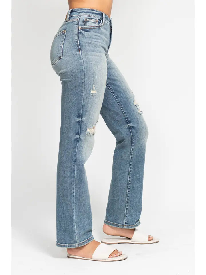 Ripped Dad Judy Blue Jeans