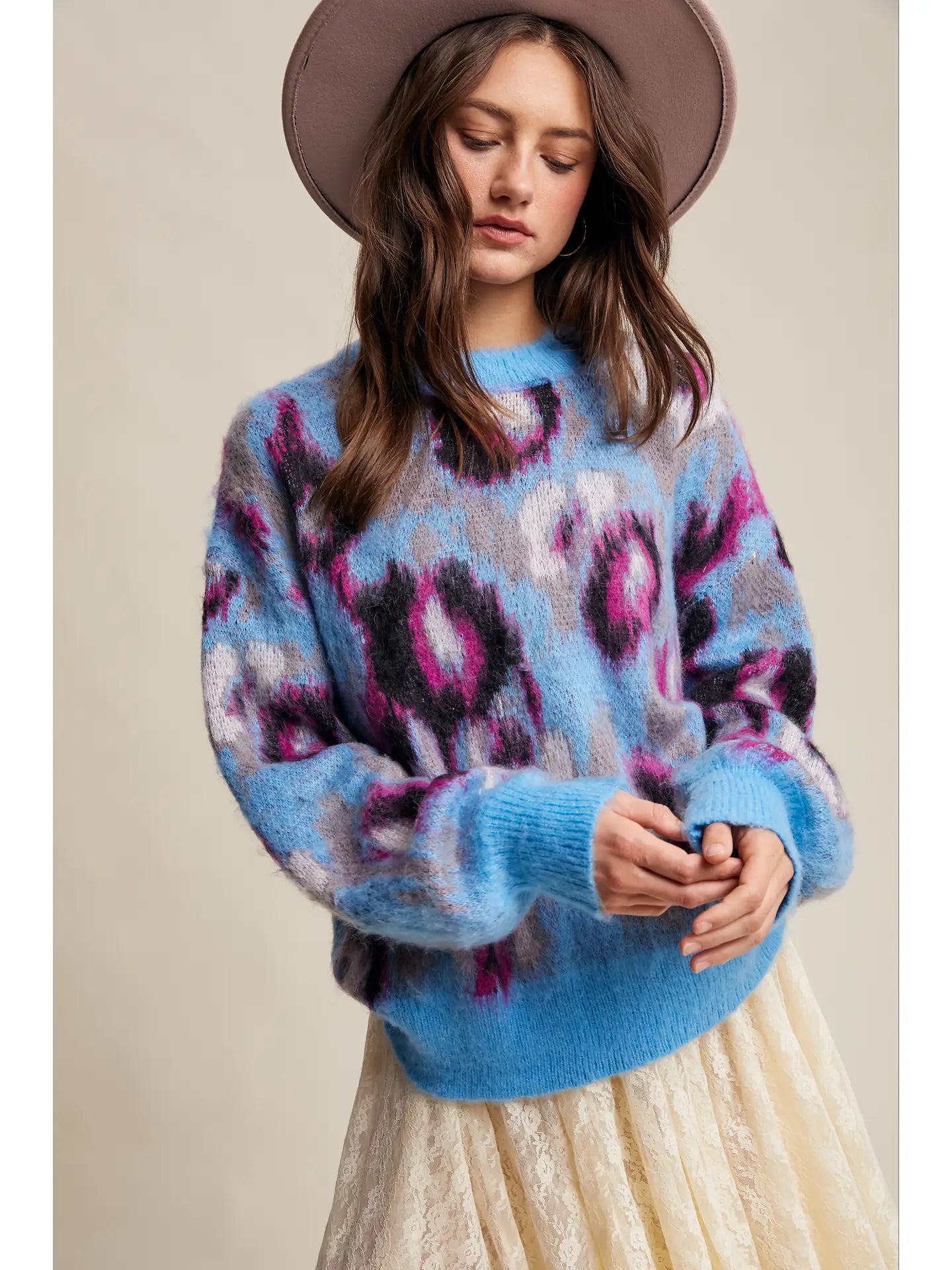 Abstract Animal Sweater