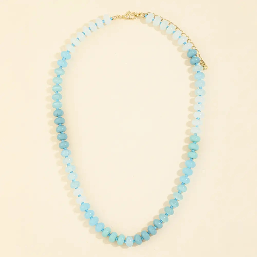 Blue Beaded Necklace